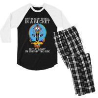 Mens Best Dalai Lama Peace My Favorite People Men's 3/4 Sleeve Pajama Set | Artistshot