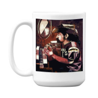 Music Vintage Retro Jerry Grateful Men Women 15 Oz Coffee Mug | Artistshot