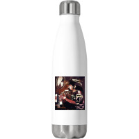 Music Vintage Retro Jerry Grateful Men Women Stainless Steel Water Bottle | Artistshot