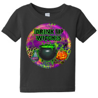 Halloween Round Earrings Baby Tee | Artistshot