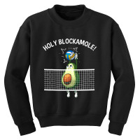 Funny Volleyball For Men Women Holy Guacamole Player Blocker T Shirt Youth Sweatshirt | Artistshot