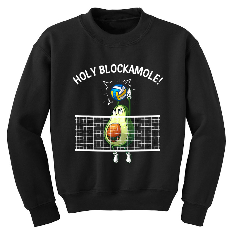 Funny Volleyball For Men Women Holy Guacamole Player Blocker T Shirt Youth Sweatshirt by bakien89 | Artistshot