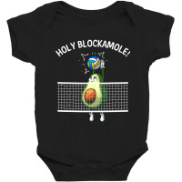 Funny Volleyball For Men Women Holy Guacamole Player Blocker T Shirt Baby Bodysuit | Artistshot