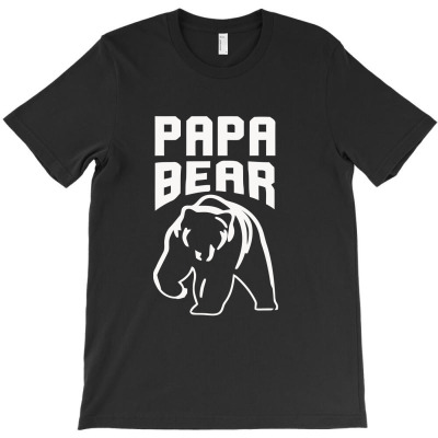 Papa Bear Limited T-shirt Designed By Mdk Art