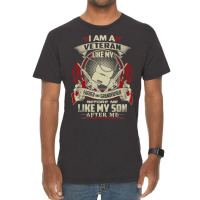 I Am A Canadian Veteran Like My Father Before Me 301 Vintage T-shirt | Artistshot