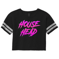 Househead   House Music Edm House Head Dj T Shirt Scorecard Crop Tee | Artistshot