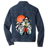 Vintage Retro Golden Trouble Funny Gift Men Denim Jacket | Artistshot