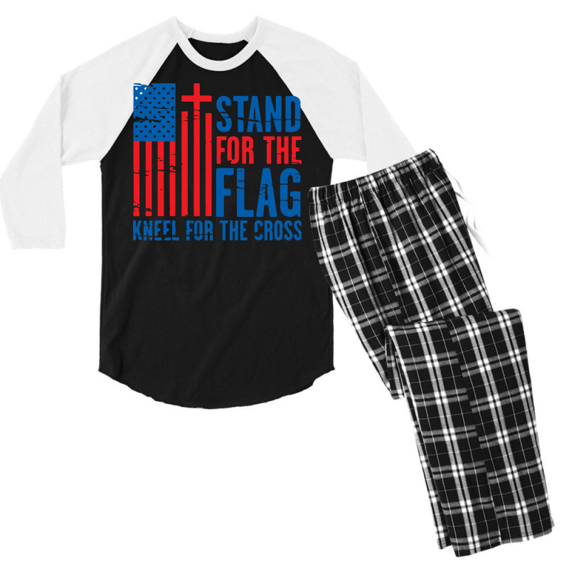 Stand Flag Men's 3/4 Sleeve Pajama Set | Artistshot