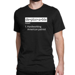 deplorable patriot Classic T-shirt | Artistshot