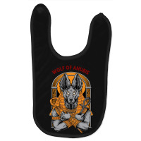 Wolf Of Anubis Baby Bibs | Artistshot