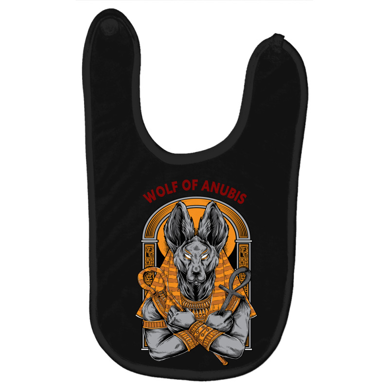 Wolf Of Anubis Baby Bibs by thebrandal | Artistshot