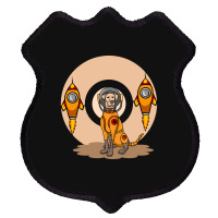 Cool Dog And Rockets Shield Patch | Artistshot