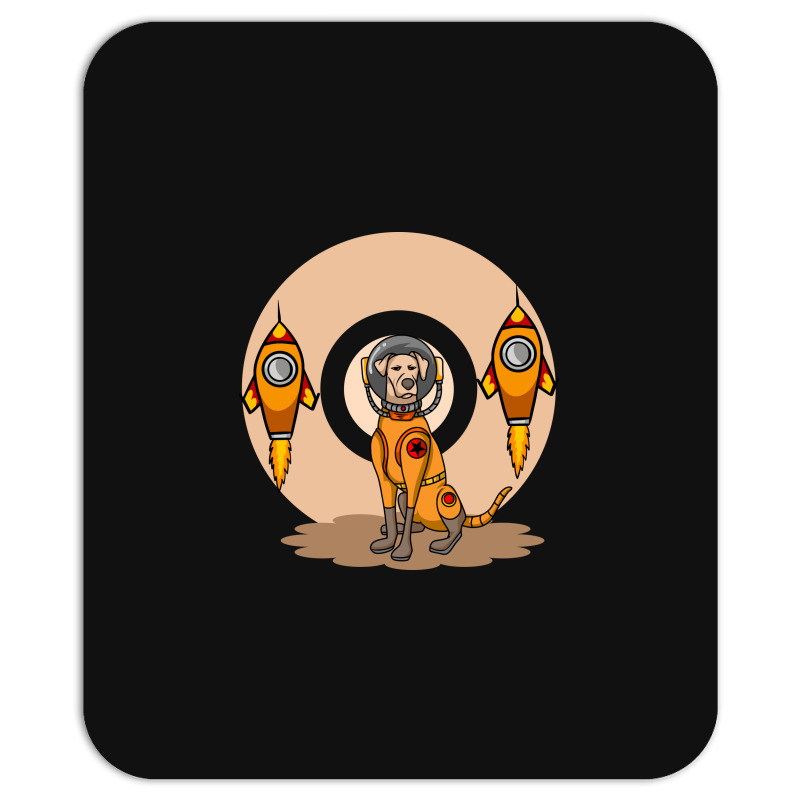 Cool Dog And Rockets Mousepad | Artistshot