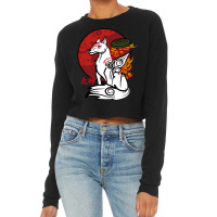 Cartoon Gifts Inked Goddess Funny Gifts Boy Girl Cropped Sweater | Artistshot