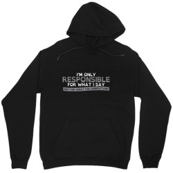 i'm only responsible for what i say Unisex Hoodie | Artistshot