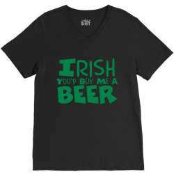 irish beer V-Neck Tee | Artistshot