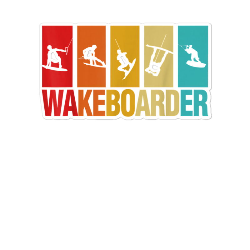 Water Sport Wake Board Wakeboarding Lover Wakeboarder T Shirt Sticker | Artistshot