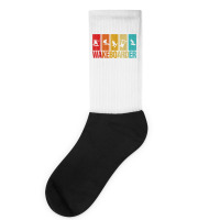 Water Sport Wake Board Wakeboarding Lover Wakeboarder T Shirt Socks | Artistshot