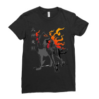 Gifts Idea Amaterasu Cherry Mens Womens Ladies Fitted T-shirt | Artistshot