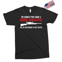 The Hardest Part About A Zombie Exclusive T-shirt | Artistshot