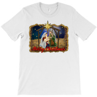 Merry Christmas Holy Family T-shirt | Artistshot