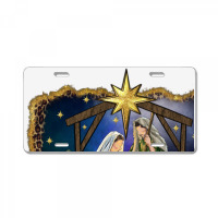 Merry Christmas Holy Family License Plate | Artistshot