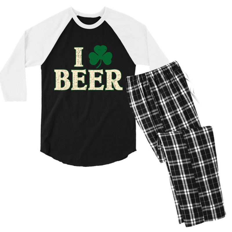 Beer Clover Men's 3/4 Sleeve Pajama Set | Artistshot