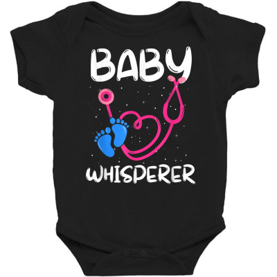 Baby Whisperer Nicu Nurse Neonatal Nursing Nurse's Day T Shirt Baby Bodysuit Designed By Afa Designs