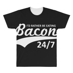 eating bacon All Over Men's T-shirt | Artistshot