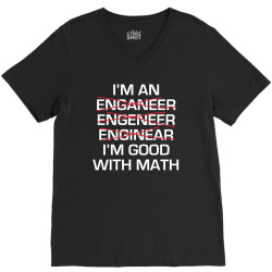 engineer math V-Neck Tee | Artistshot