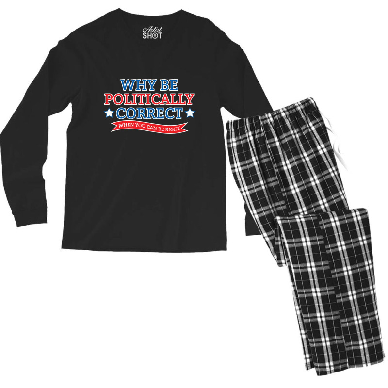 Politically Correct Men's Long Sleeve Pajama Set | Artistshot