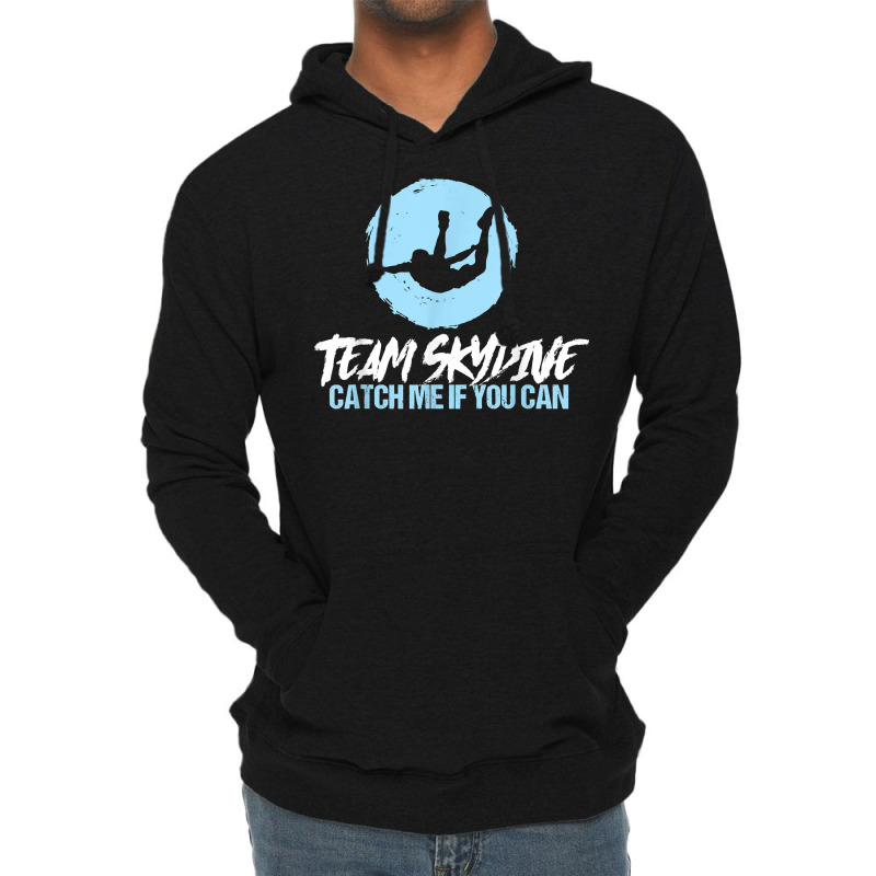 Team Skydive Parachute Skydiver Lover T Shirt Lightweight Hoodie | Artistshot