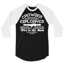 crowder explosives 3/4 Sleeve Shirt | Artistshot