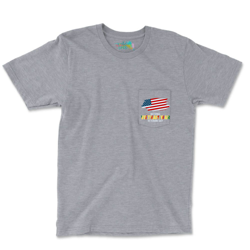 U.s. Vietnam War Veterans Day Pocket T-shirt. By Artistshot