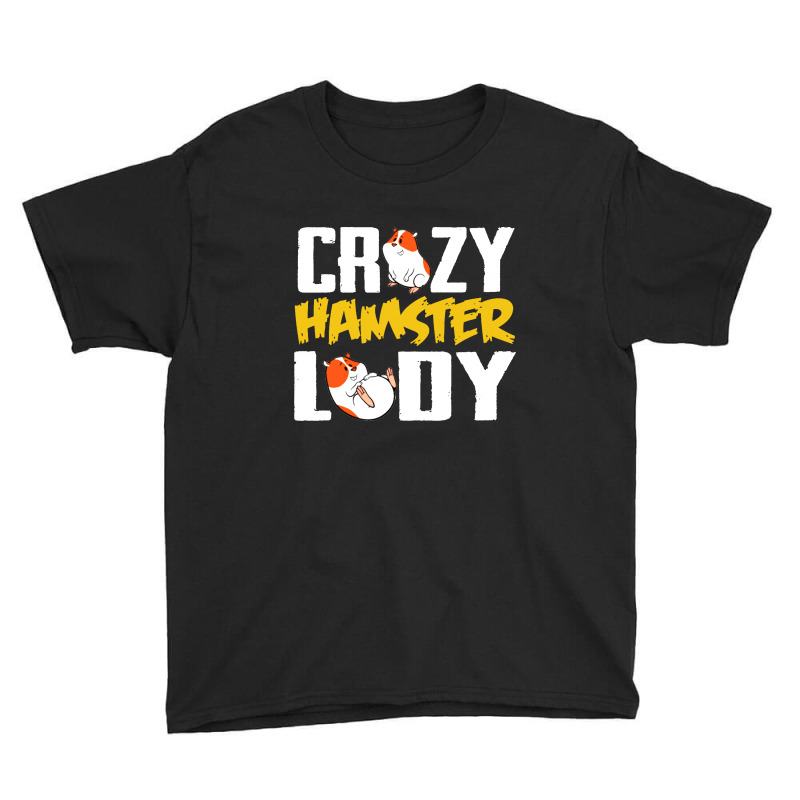 Crazy Hamster Lady Youth Tee by Vanode Art | Artistshot