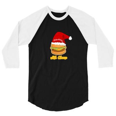 Happy Holidays With Cheese~ 3/4 Sleeve Shirt Designed By Vickyhanggara2021