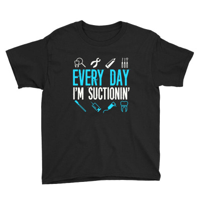 Everyday I'm Sunctioning Youth Tee Designed By Vanode Art