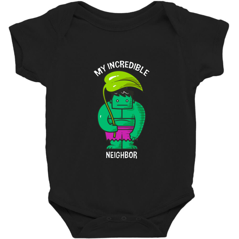 My Incredible Neighbor Baby Bodysuit by lindavalere | Artistshot