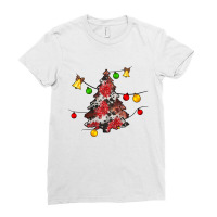 Christmas Trees Lights Ladies Fitted T-shirt | Artistshot