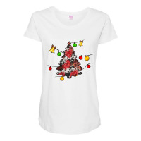 Christmas Trees Lights Maternity Scoop Neck T-shirt | Artistshot