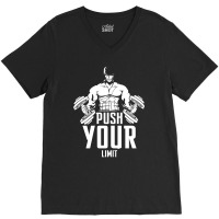 Push Your Limit V-neck Tee | Artistshot