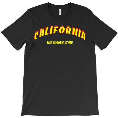 California The Golden State T-shirt Designed By Kamuran