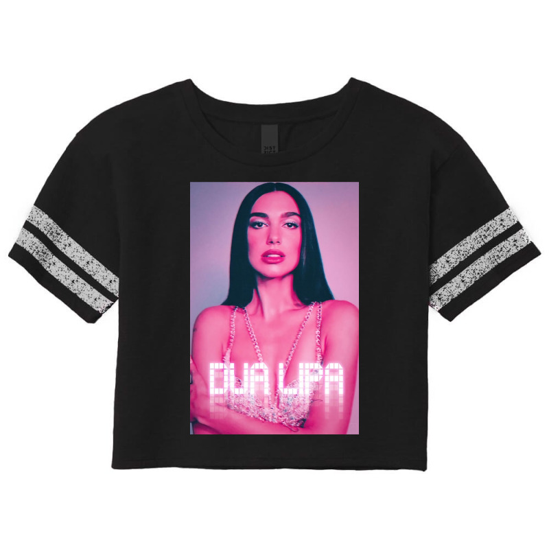 Dua  Future Nostalgic Pink Scorecard Crop Tee by natashasawtell | Artistshot