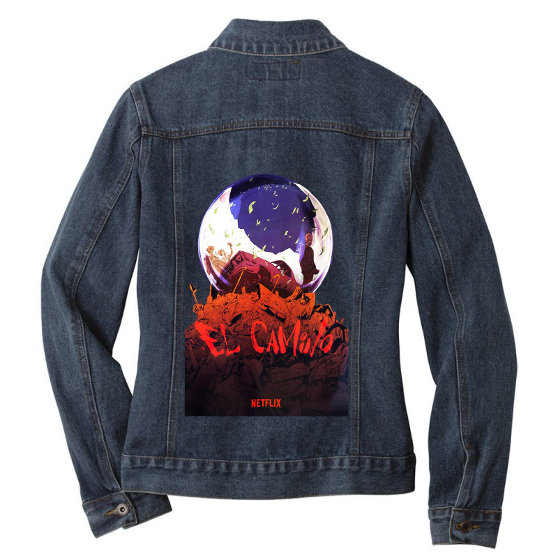 Classic Retro  Serial Drama Funny Gift Ladies Denim Jacket by Artist-Heather | Artistshot