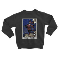 The Fool Tarot Card Halloween Jester Pagan Gothic Toddler Sweatshirt | Artistshot