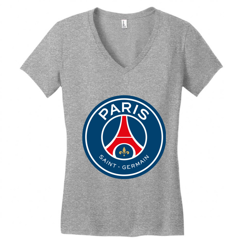 *paris Saint Germain Women's V-Neck T-Shirt by jun store | Artistshot