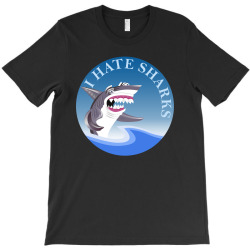 i hate shark T-Shirt | Artistshot
