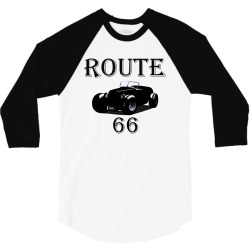 happines hot rod rute 66 3/4 Sleeve Shirt | Artistshot