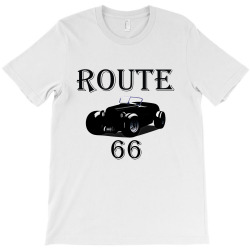 happines hot rod rute 66 T-Shirt | Artistshot