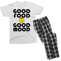 Good Food Is Good Mood Men's T-shirt Pajama Set | Artistshot